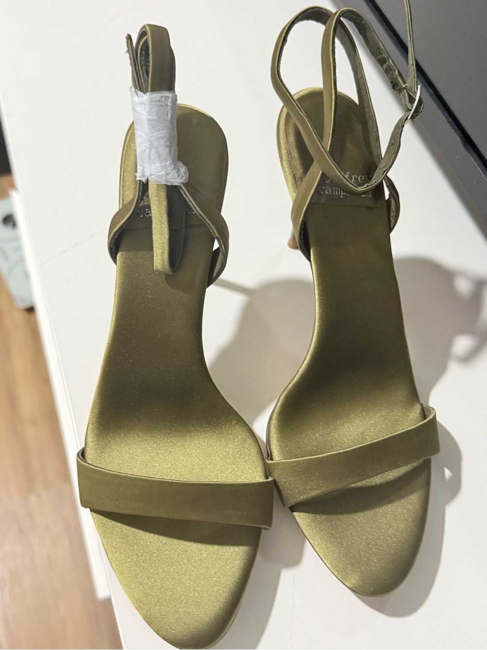 Jeffrey Campbell Olive-Stiletto satin - Elegant Evening Heels - Picture 6 of 7